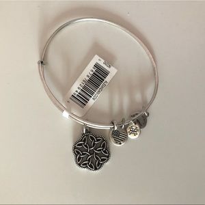 Alex and Ani Endless Knot Charm Bangle